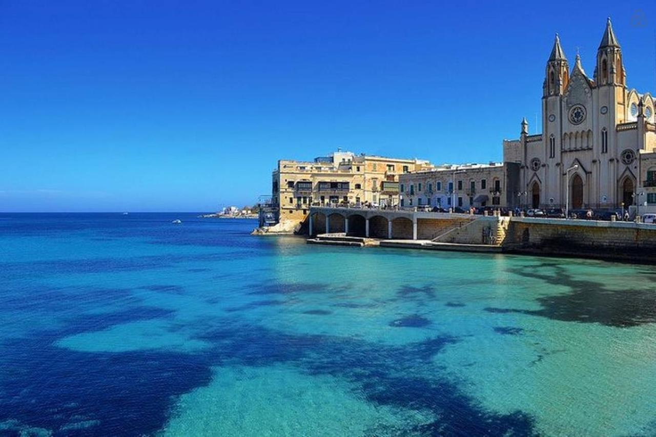 Splendid Seaside Retreat On Spinola Bay Apartment Saint Julian's Exterior photo