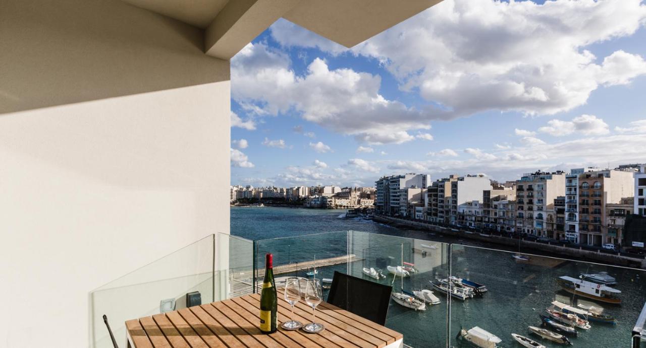 Splendid Seaside Retreat On Spinola Bay Apartment Saint Julian's Exterior photo