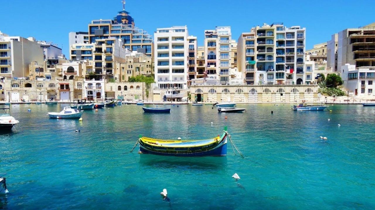 Splendid Seaside Retreat On Spinola Bay Apartment Saint Julian's Exterior photo